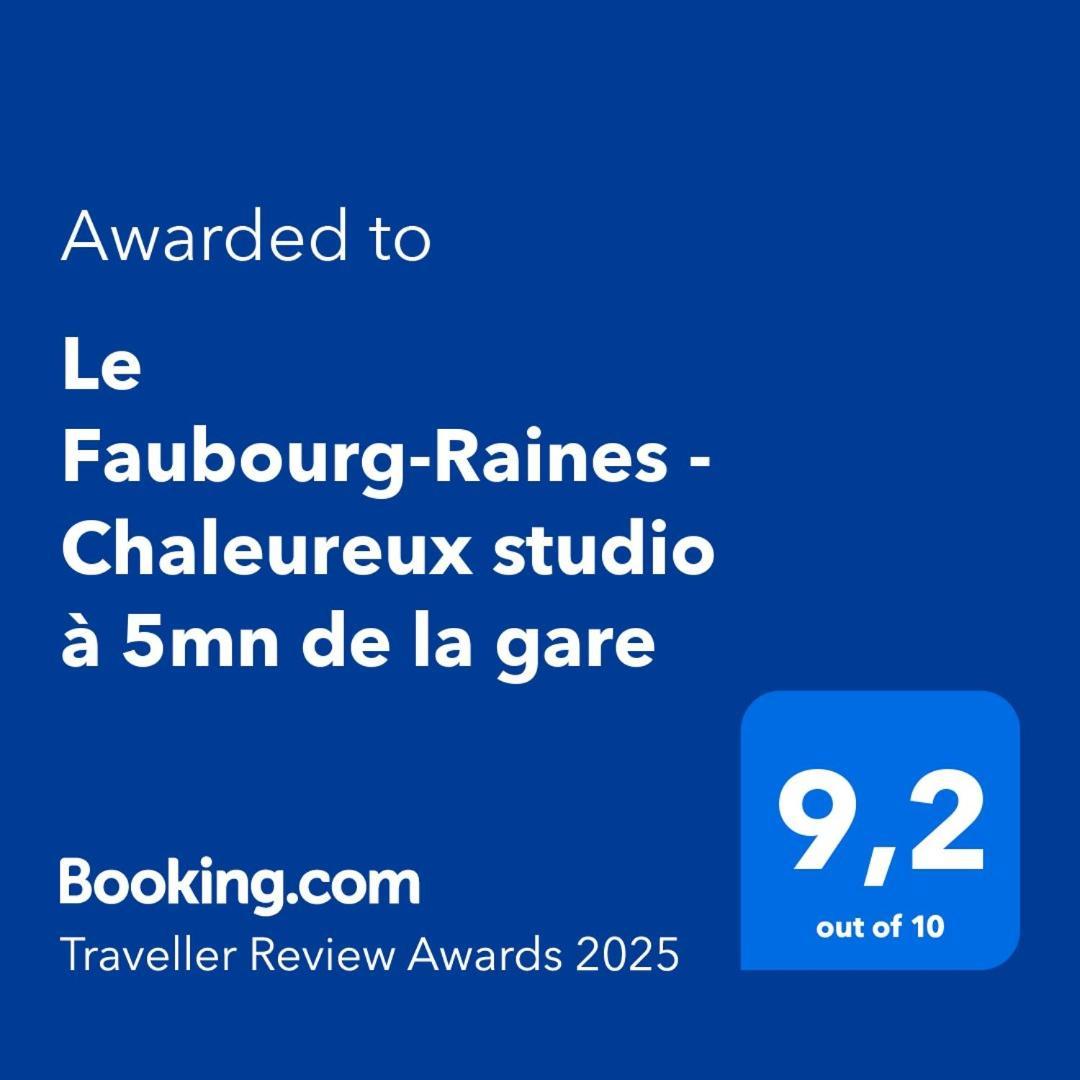 Le Faubourg-Raines - Chaleureux Studio A 5Mn De La Gare Dijon Eksteriør billede